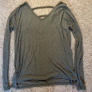 Long sleeve shirt , fancy back